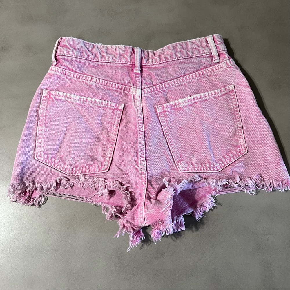 ZARA High Rise Jean Short - Picture 2 of 6